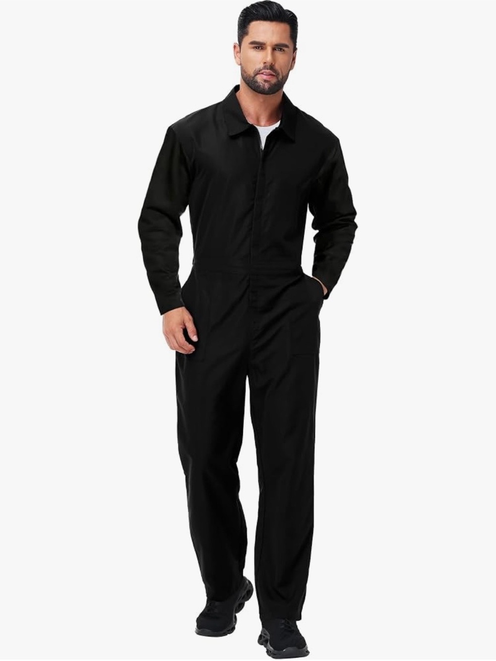 Black Utility Jumpsuit